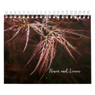 Blume und Blätter Kalender