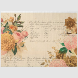 Blume und Ephemera Design Serie #11 Seidenpapier
