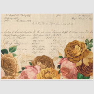 Blume und Ephemera Design Serie #13 Seidenpapier
