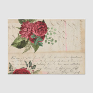 Blume und Ephemera Design Serie #5 Seidenpapier