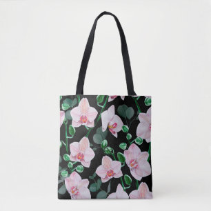 Blume und Eukalyptus-Blätter a Tasche