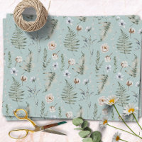 Blume und Fern Blätter Forest Floral Botanical