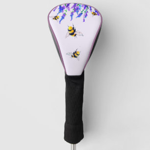 Blume und Flying Bees Golf Head Cover Headcover