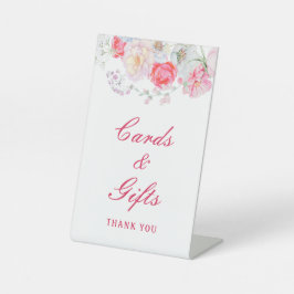 Blume und Geschenke Sockelschild
