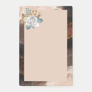Blume und Granit Post-it Notes Klebezettel