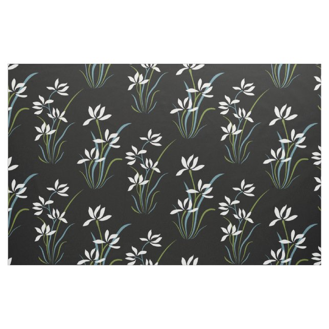 Blume und Gras Stoff (Fat Quarter (45,7 x 55,9 cm))