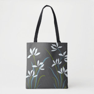 Blume und Gras Tasche