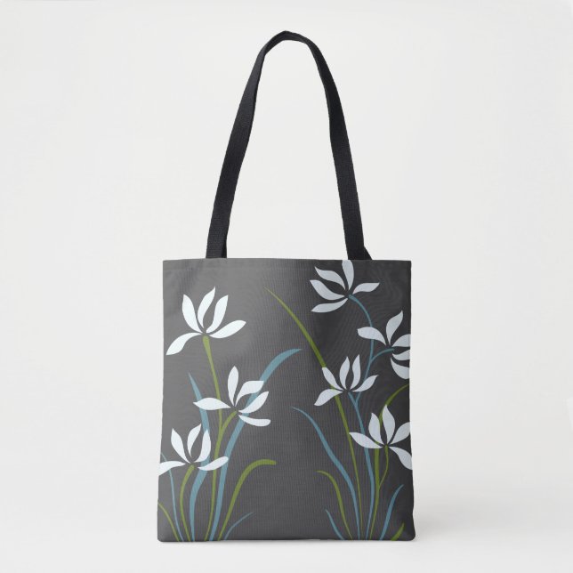 Blume und Gras Tasche (Vorderseite)