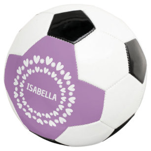 Blume und Herzname Fußball
