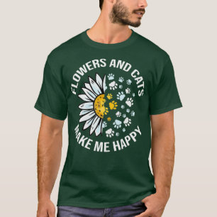 Blume und Hunde Funny Florist T-Shirt
