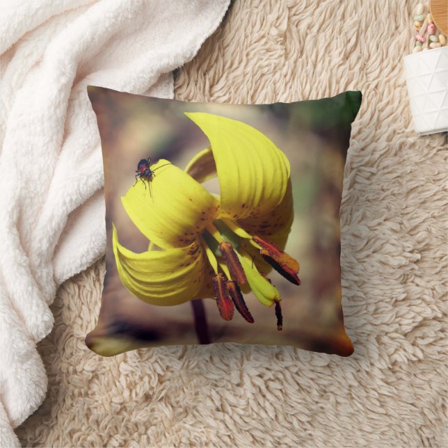 Blume und Insektenfreund Kissen (Decke)