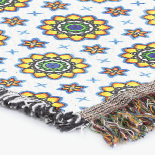 Blume und Jacke werfen Blanket Decke