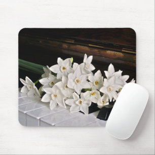 Blume und Klaviermousepad Mousepad