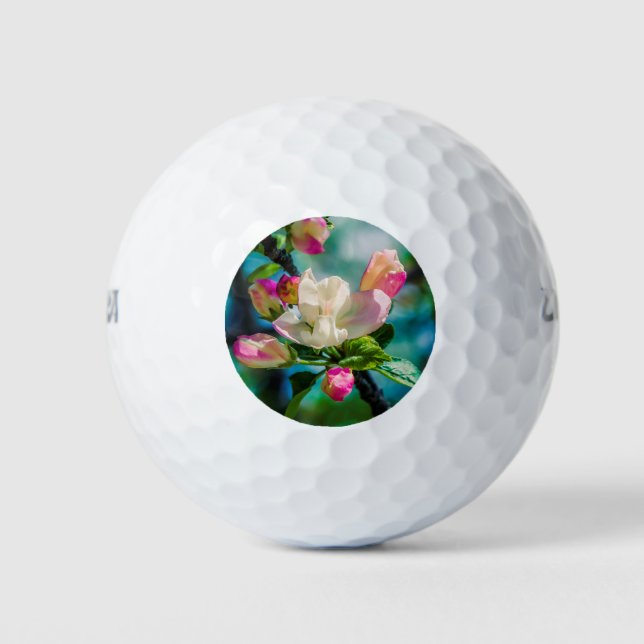 Blume und Knospen Golfball (Vorderseite)