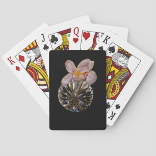 Blume und Kristalle Spielkarten