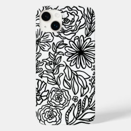 Blume und mehr im Fall Black Case Mate iPhone