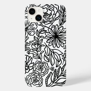 Blume und mehr im Fall Black Case Mate iPhone