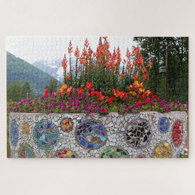 Blume und Mosaike, Alaska (Horizontal)