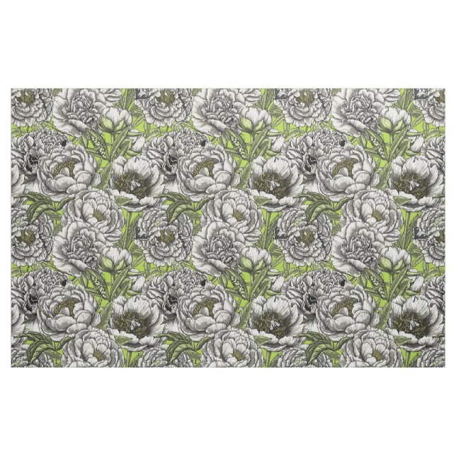 Blume und Motten Stoff (Fat Quarter (45,7 x 55,9 cm))