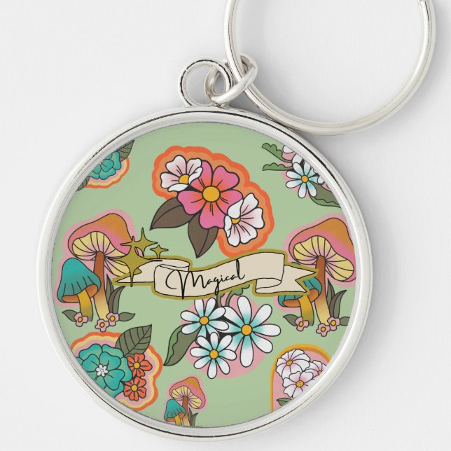 BLUME UND MUSTERRAUM, FANTASIK SCHLÜSSELANHÄNGER (Vorne)