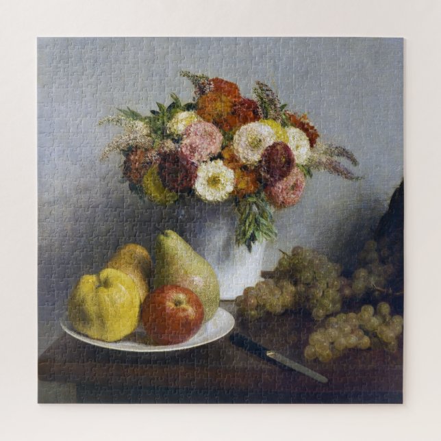 Blume und Obst, Henri Fantin-Latour (Vertikal)