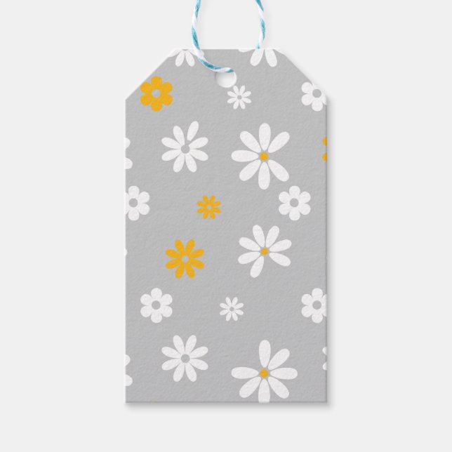 Blume und Petalen 16 Geschenkanhänger (Vorderseite)