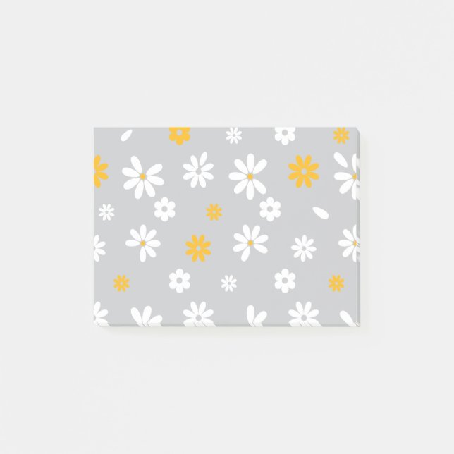 Blume und Petalen 16 Post-it Klebezettel (Vorderseite)