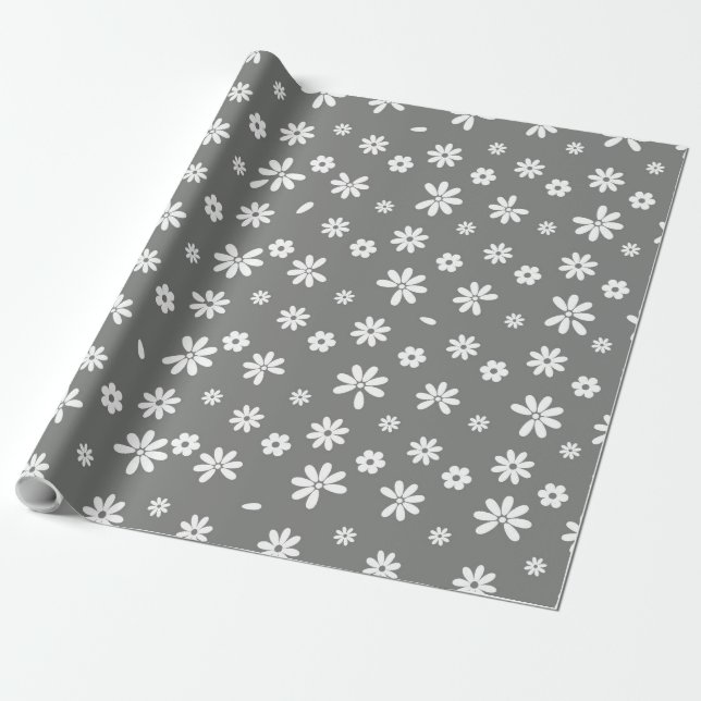 Blume und Petalen 2 Geschenkpapier (Ungerollt)