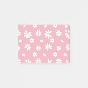 Blume und Petalen 3 Post-it Klebezettel