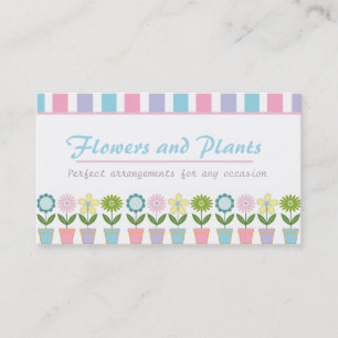 Blume und Pflanze Blume Shop Florenz Visitenkarte