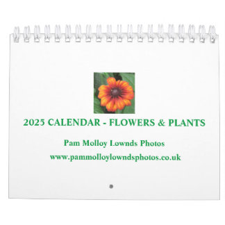 Blume und Pflanze Kalender 2025