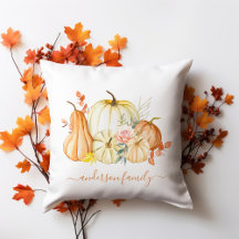 Blume und Pumpkins Personalisiert