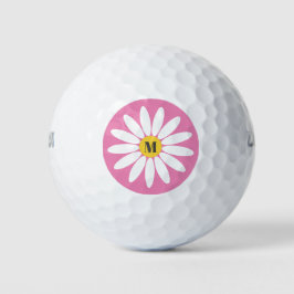 Blume und Rosa Golfball