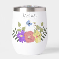 Blume und Schmetterling Personalisiert