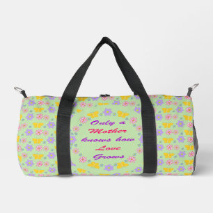 Blume und Schmetterlinge am Muttertag Duffle Bag