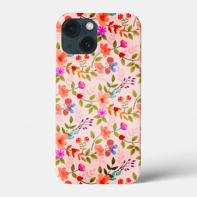 Blume und Schmetterlinge Case-Mate Samsung Galaxy  Case-Mate iPhone Hülle (Rückseite)