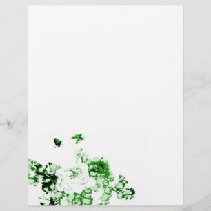 Blume und Schmetterlinge Flyer