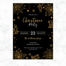 Blume und Stars zum Weihnachtsgebäck | Schwarz und