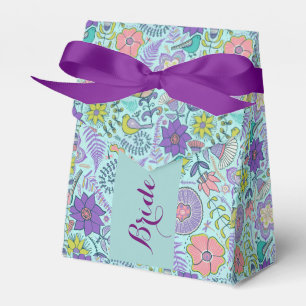 Blume und Vögel 2 Geschenkschachtel