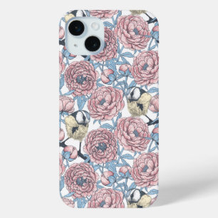 Blume und Vögel Fallmädchen iPhone-Fall Case-Mate iPhone Hülle