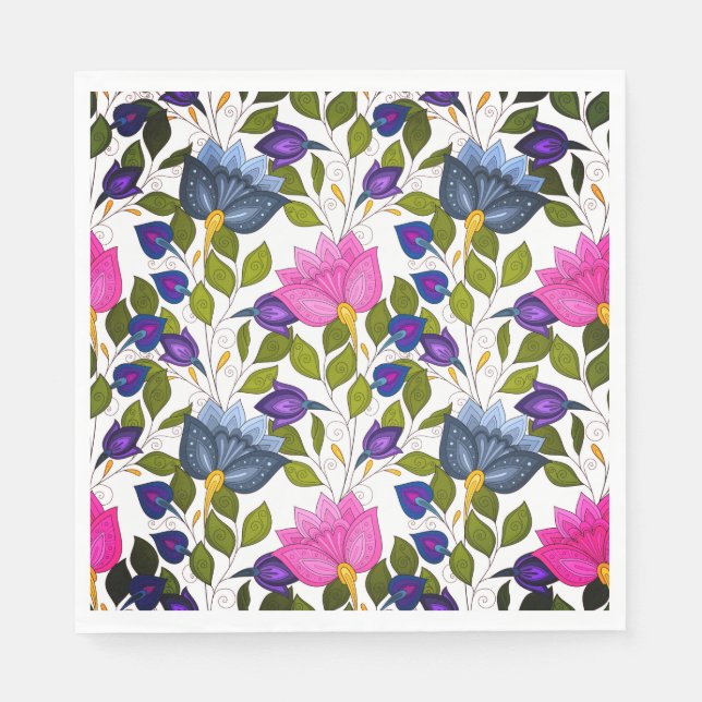 Blume und wirl P32 Luncheon Papier Napkins Serviette (Vorderseite)