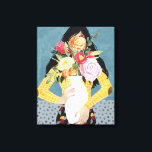Blume Vase Girl Leinwanddruck<br><div class="desc">Blume Vase Girl II von Grace Popp. | 141028GG</div>