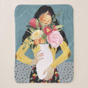 Blume Vase Girl Sherpadecke
