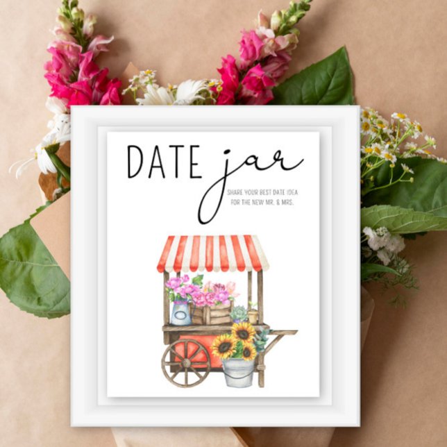 Blume Verabreden Sie Nachtgedanken. Date Jar Bridg Poster (Von Creator hochgeladen)