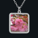 Blume Versilberte Kette<br><div class="desc">Hot Pink Cherry Blossom Blume Foto von Sandy Closs am Lake Arrowhead Pink,  Blume,  Blume,  Blumen,  Frühling,  Kirsche,  Kirschen,  Garten,  Hochzeit,  Hochzeiten, </div>