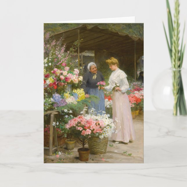 Blume | Victor Gabriel Gilbert Karte (Vorderseite)