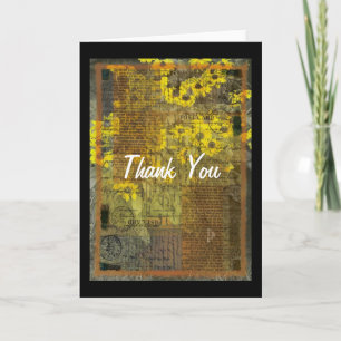 Blume, vielen Dank Dankeskarte