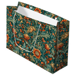 Blume, Vintag, Jugendstil, William Morris-Stil, Große Geschenktüte