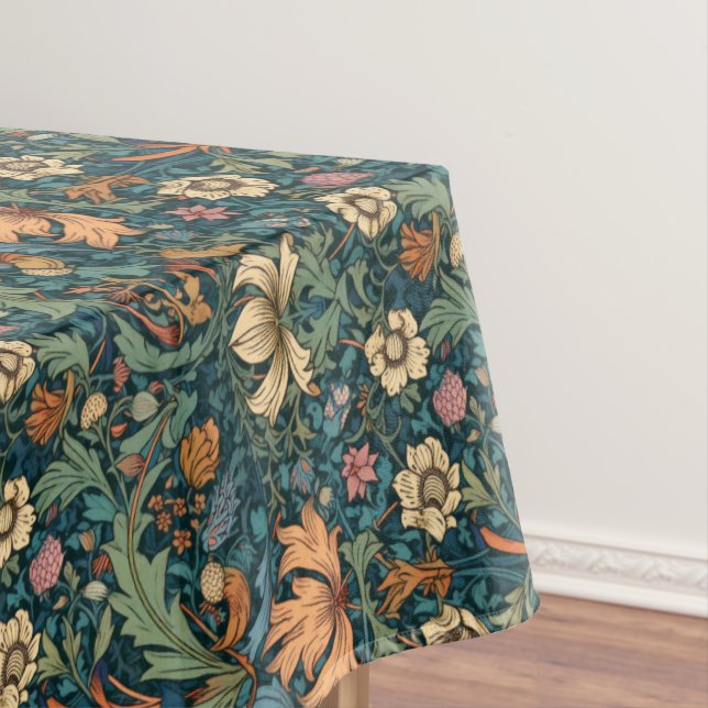 Blume, Vintag, Jugendstil, William Morris-Stil, Tischdecke (Beispiel)