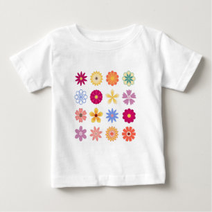 Blume, Vintage Blume, Blumengarten Baby T-shirt